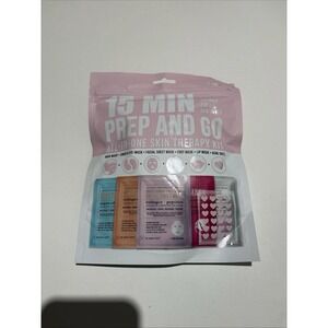 15 Min‎ Prep and Go All In One Skin Therapy Kit Mask Hair Eye Face Foot Acne
